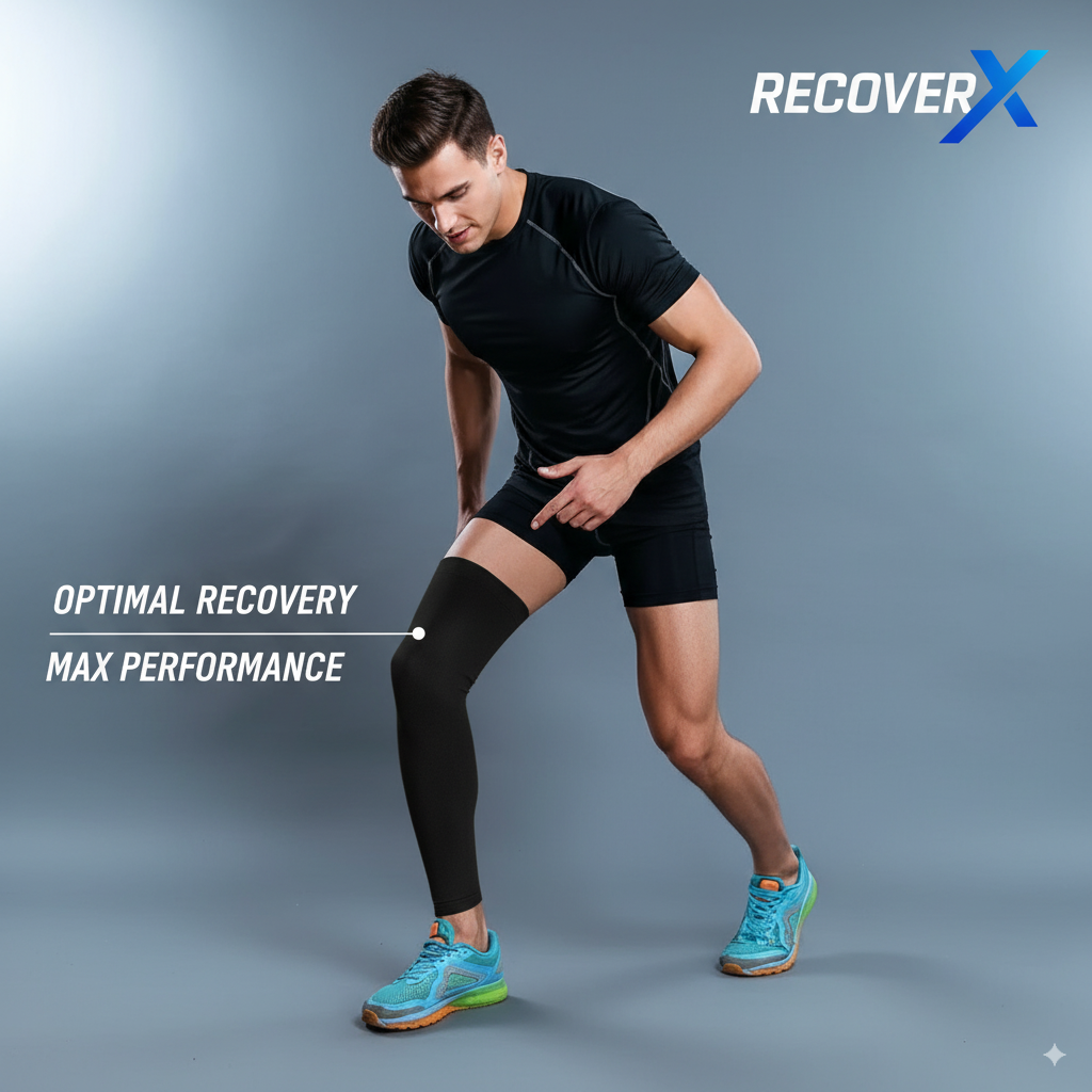 RecoverX Full Leg Compression Sleeves