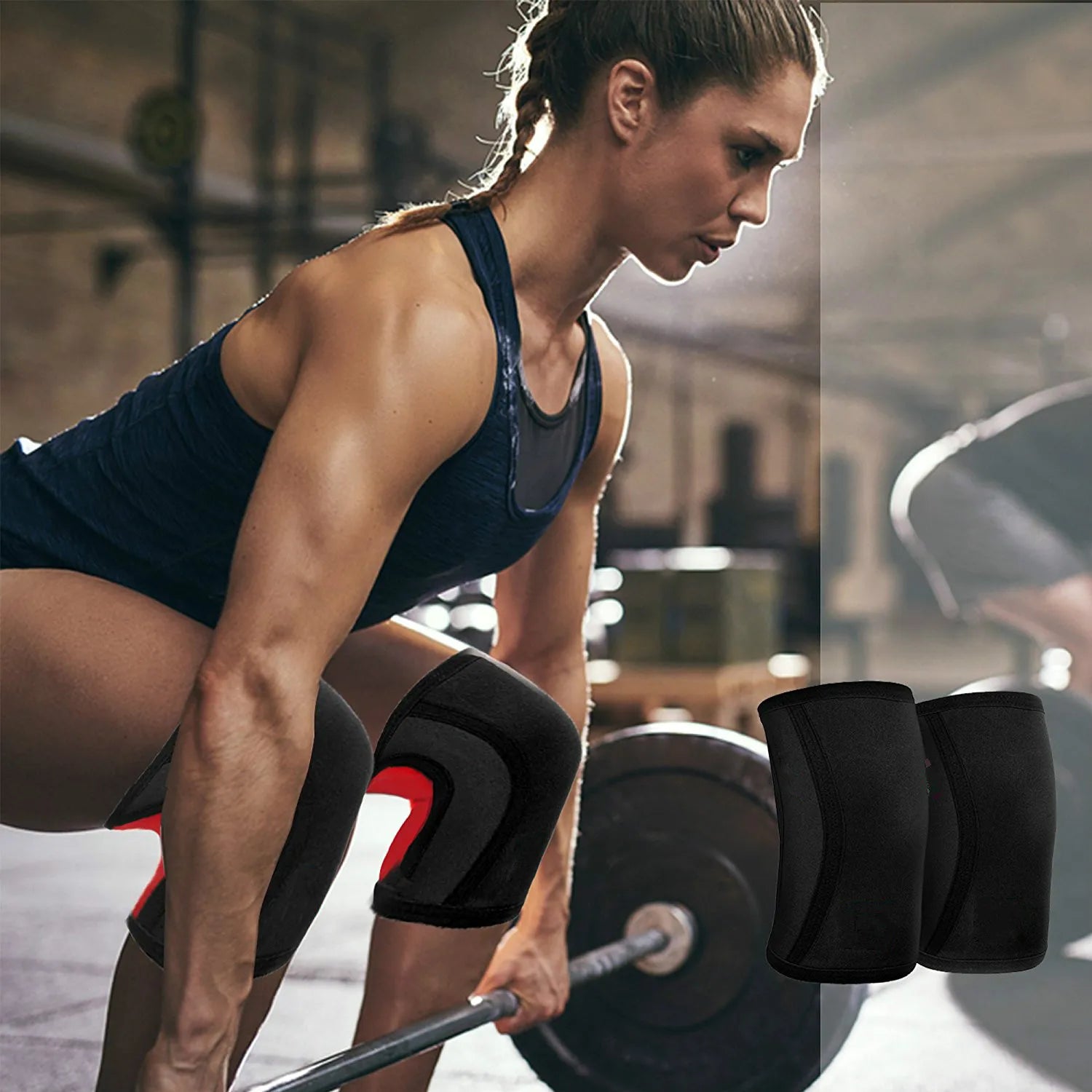 7mm Knee Sleeves (1 Pair) – Neoprene Knee Support