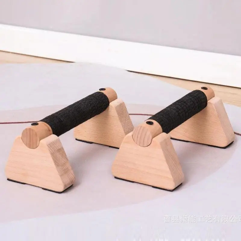 Wooden Calisthenics Parallettes – Non-Slip