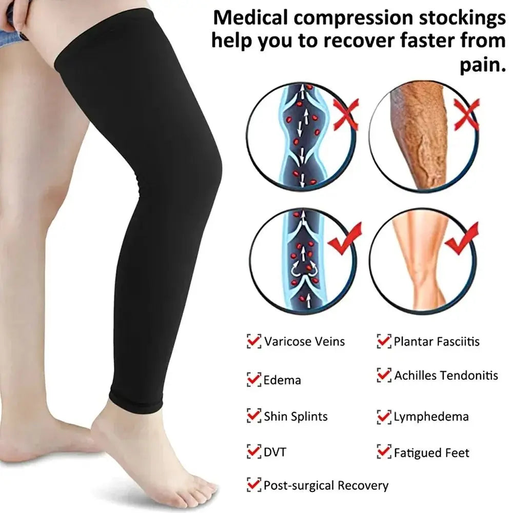 RecoverX Full Leg Compression Sleeves