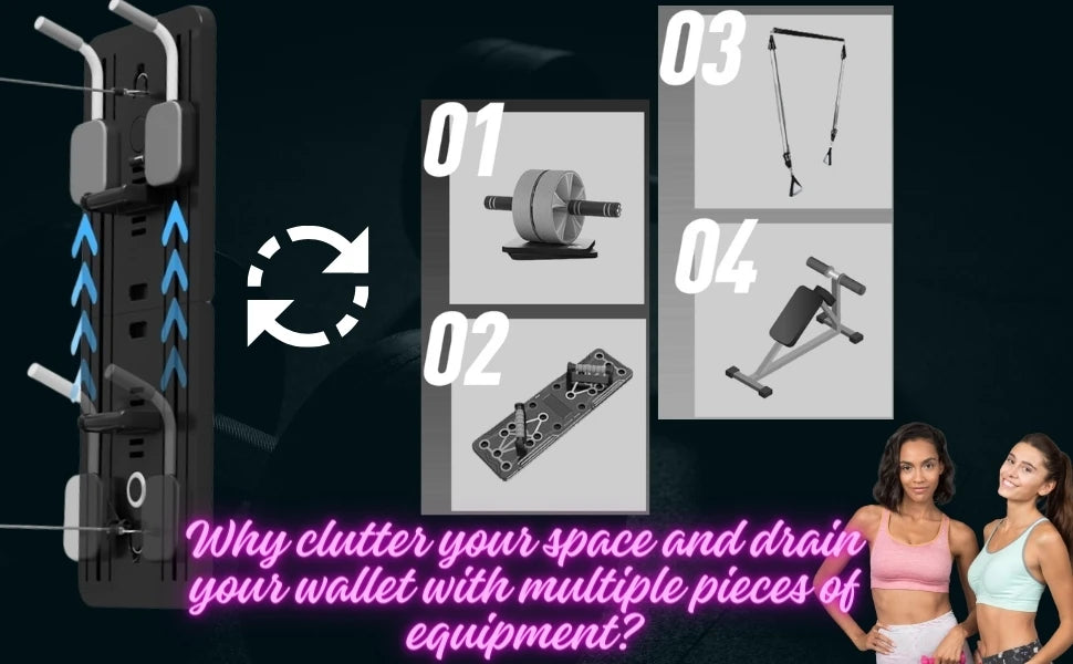 Push-Up Bar Plate – Foldable Fitness Board