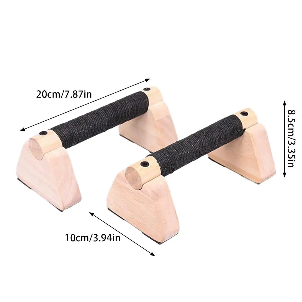 Wooden Calisthenics Parallettes – Non-Slip