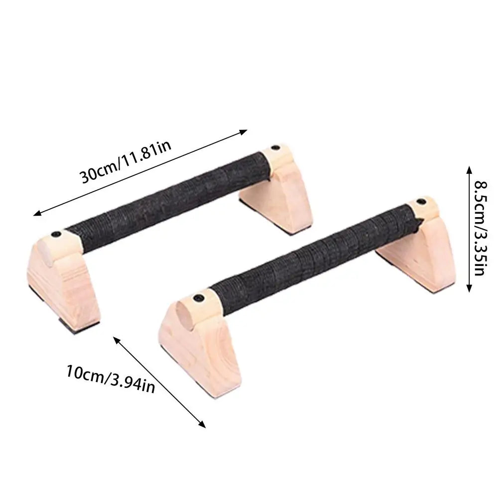 Wooden Calisthenics Parallettes – Non-Slip