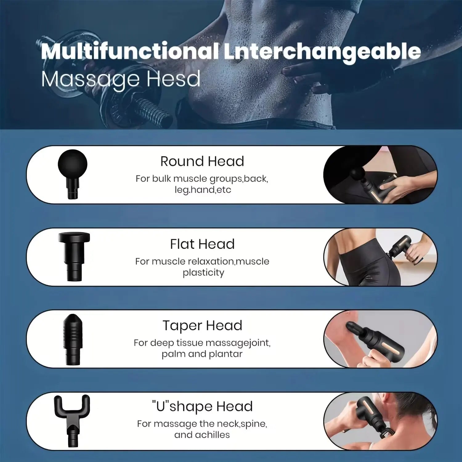 Mini Muscle Protable Body Massager Gun