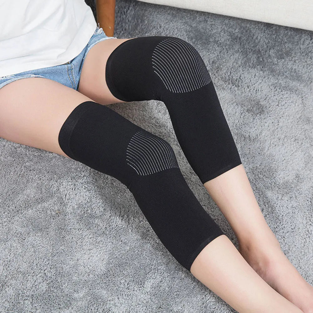 Breathable Elastic Sports Knee Sleeves (1 Pair)