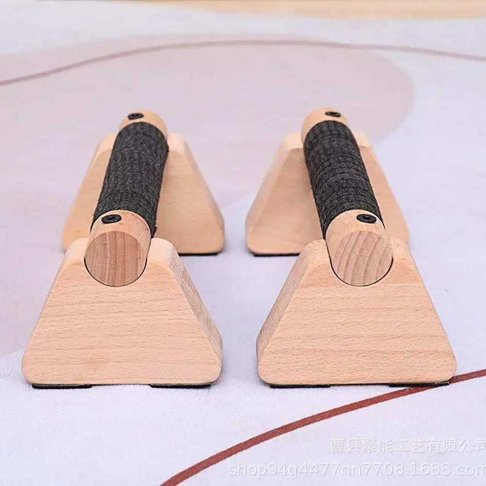 Wooden Calisthenics Parallettes – Non-Slip